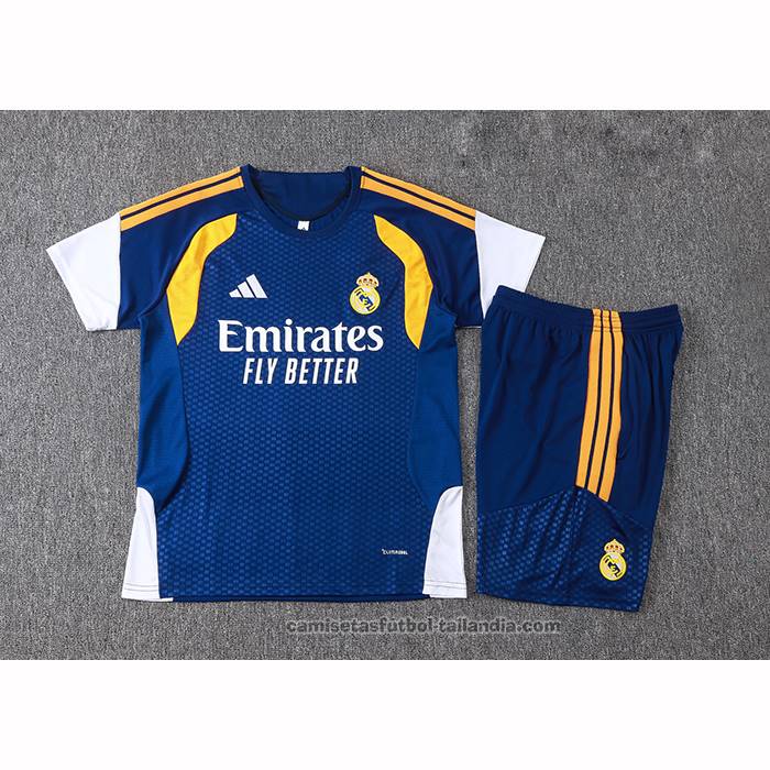 Chandal del Real Madrid Manga Corta 26/27 Azul - Pantalon Corto